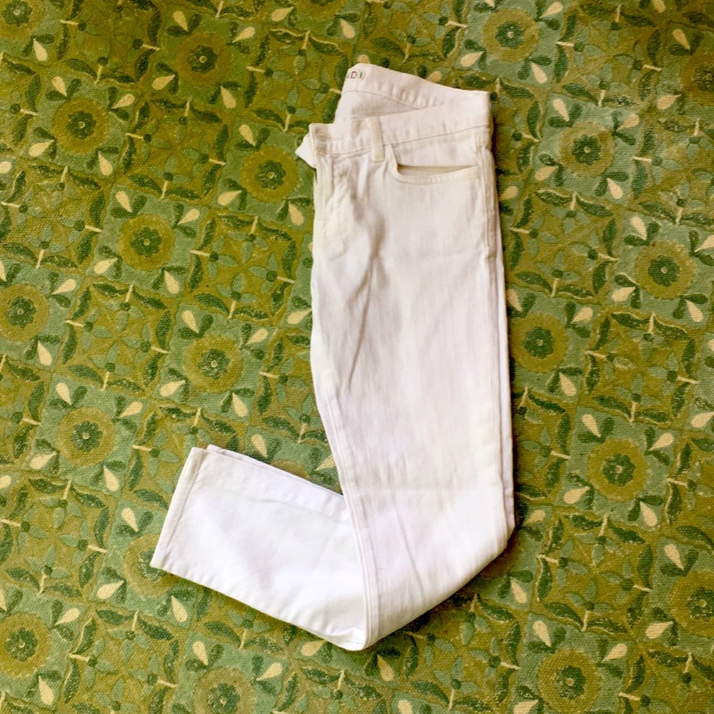 J brand white jeans. Reposh.